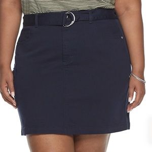 EVRI Belted Utility Skirt Size 18W